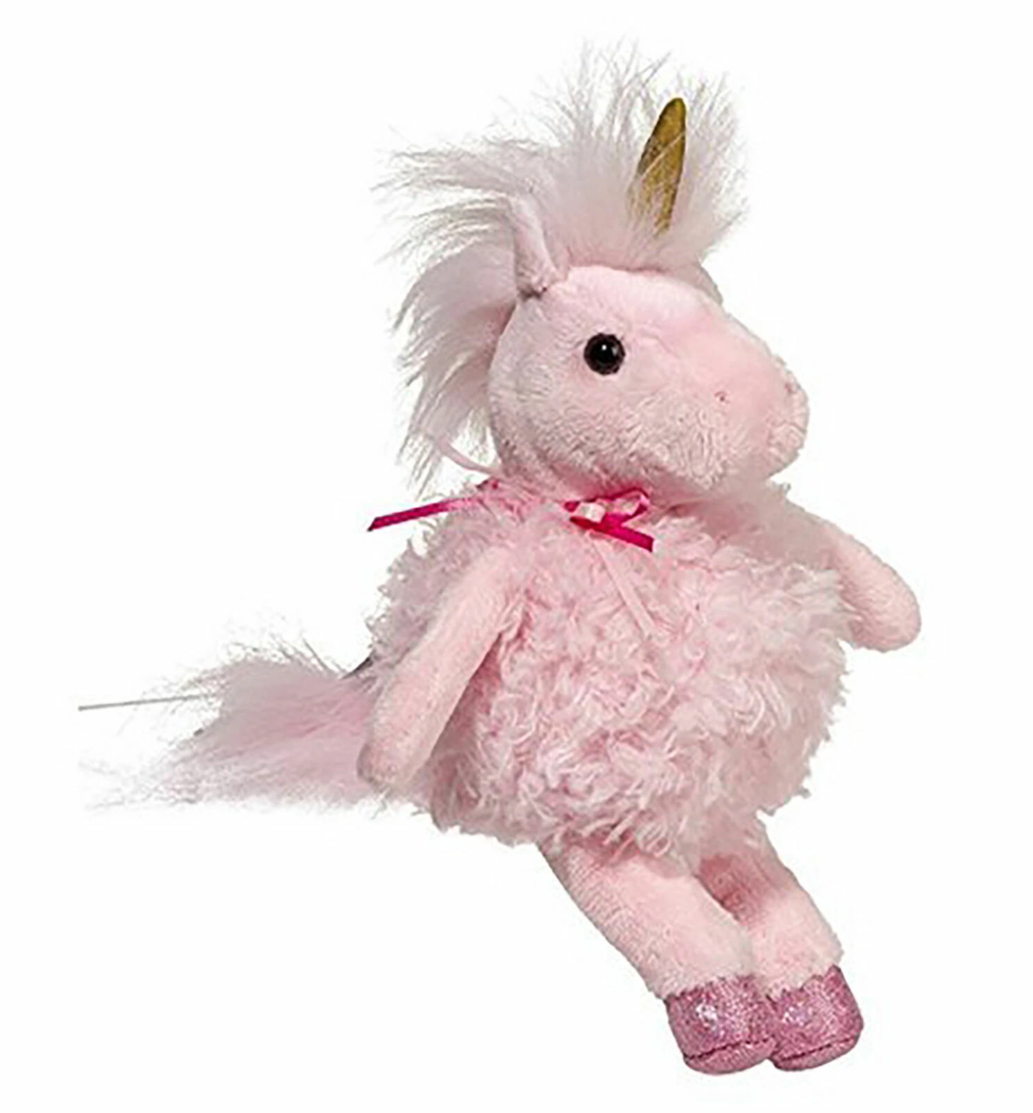 Douglas Tiara Puff Belly Stuffed Pink Unicorn