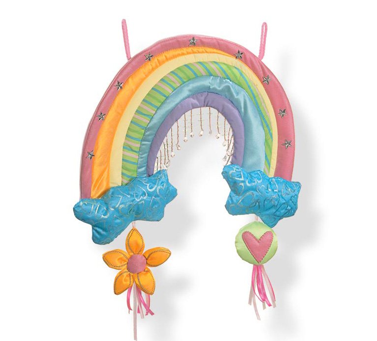 Gund Kids Hanging Rainbow Girl's Room Wall Decor