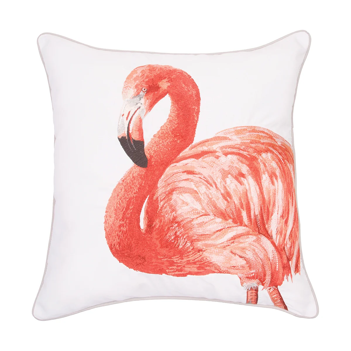 Rightside Design Flamazing Views Flamingo Square Indoor/Outdoor Pillow